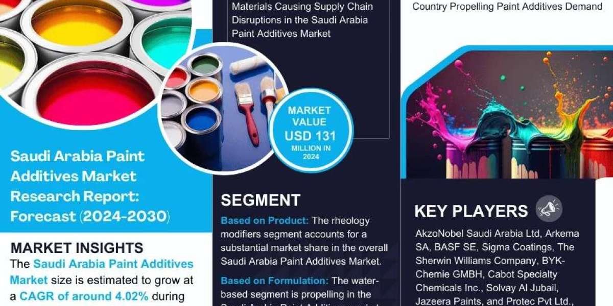 Saudi Arabia Paint Additives Growth and Future Trends