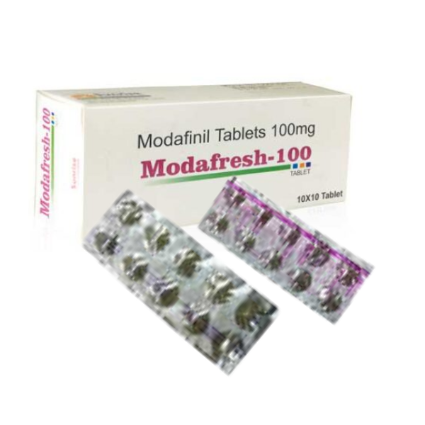 Modafresh 100 mg Pills uses Modafinil treat narcolepsy